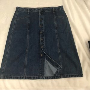Old Navy Denim Short Skirt with button front